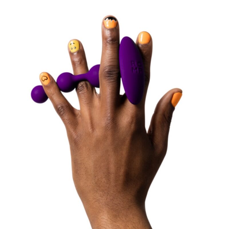 ROMP - AMP PERLE ANALALI IN SILICONE FLESSIBILE VIOLA 12,5 CM VIOLA – Perline anali – foto 2
