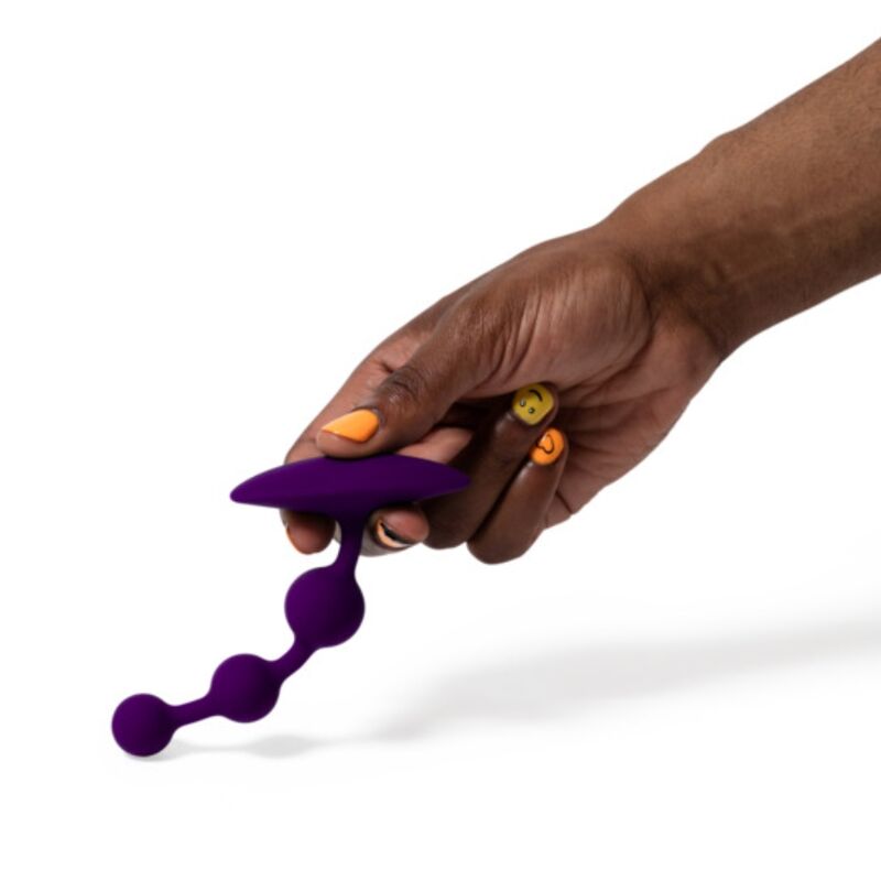 ROMP - AMP PERLE ANALALI IN SILICONE FLESSIBILE VIOLA 12,5 CM VIOLA – Perline anali – foto 5