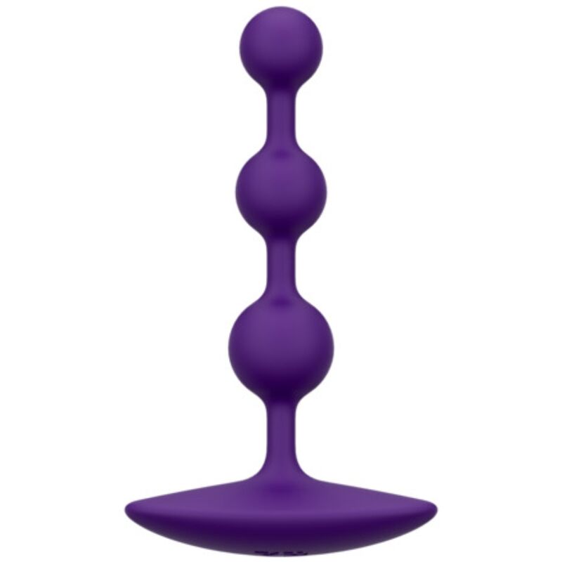 ROMP - AMP PERLE ANALALI IN SILICONE FLESSIBILE VIOLA 12,5 CM VIOLA – Perline anali