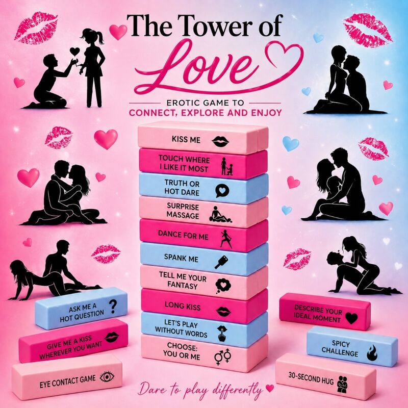 DIABLO PICANTE - LOVE TOWER GAME - VERSIONE INGLESE – Giochi di coppia