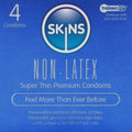 SKINS - PRESERVATIVI SENZA LATTICE, CONFEZIONE DA 4 – Senza latex