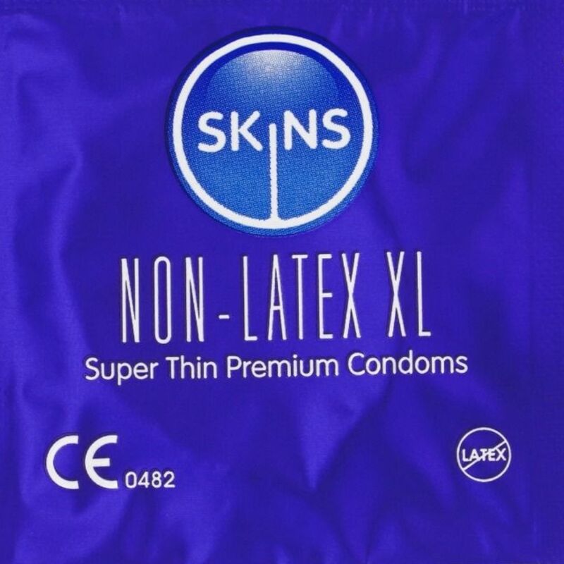 SKINS - PRESERVATIVI SENZA LATTICE, CONFEZIONE XL DA 4 – Senza latex – foto 6
