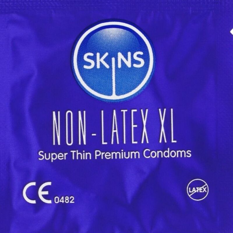 SKINS - PRESERVATIVI SENZA LATTICE, CONFEZIONE XL DA 4 – Senza latex – foto 3