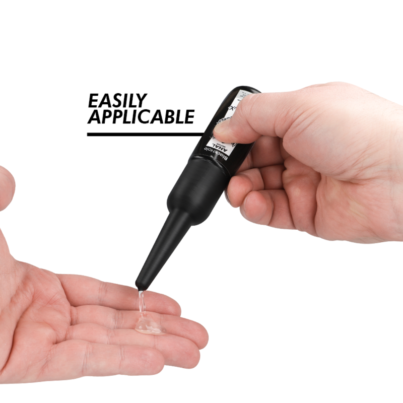 BLACK HOLE - APPLICATORE LUBRIFICANTE ANALE TAGLIA S 30 ML – Base in silicone – foto 2