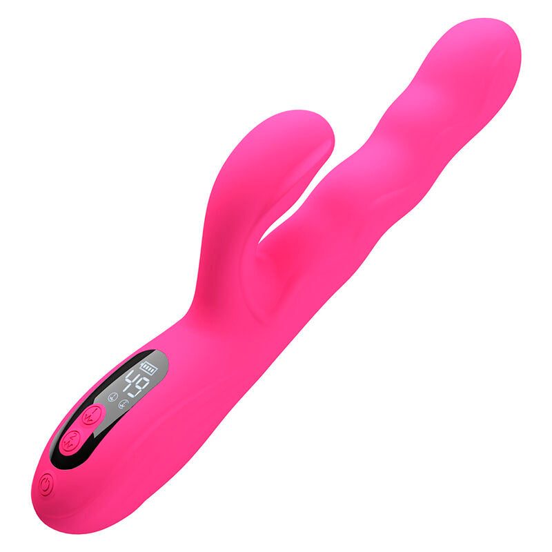 PRETTY LOVE - VIBRATORE A CONIGLIO MULTIFUNZIONE INVERNALE CON DISPLAY LED ROSA – Vibratori di coniglio