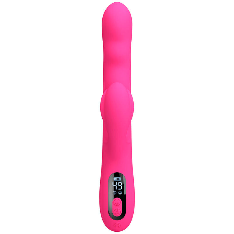 PRETTY LOVE - VIBRATORE A CONIGLIO MULTIFUNZIONE INVERNALE CON DISPLAY LED ROSA – Vibratori di coniglio – foto 5