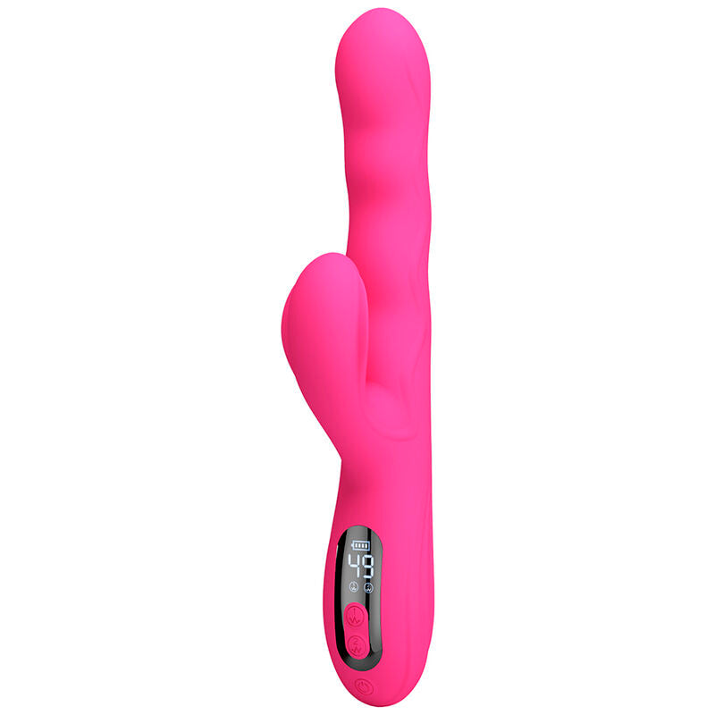 PRETTY LOVE - VIBRATORE A CONIGLIO MULTIFUNZIONE INVERNALE CON DISPLAY LED ROSA – Vibratori di coniglio – foto 6