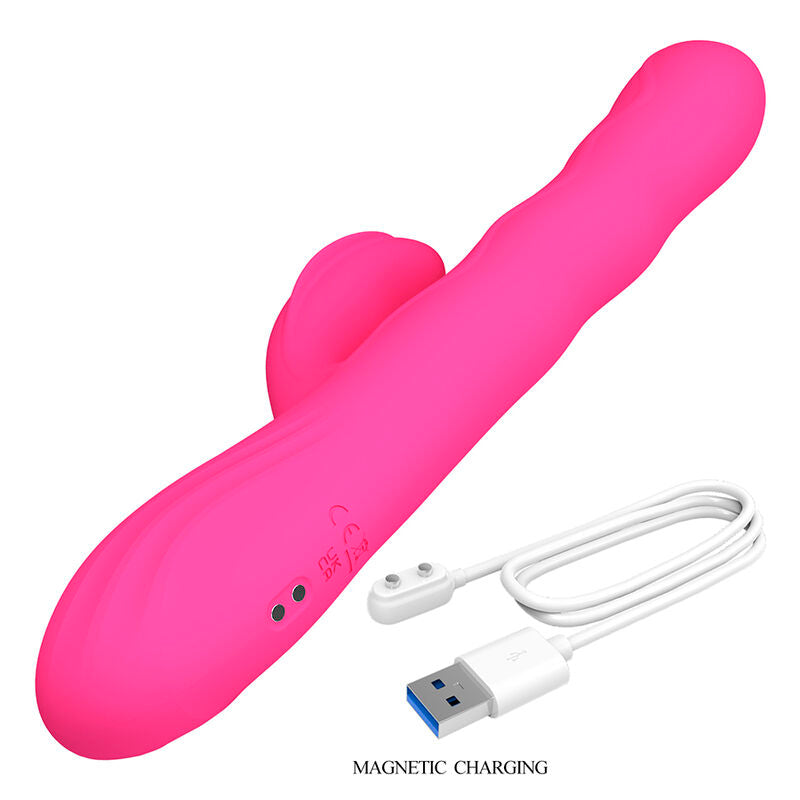 PRETTY LOVE - VIBRATORE A CONIGLIO MULTIFUNZIONE INVERNALE CON DISPLAY LED ROSA – Vibratori di coniglio – foto 9