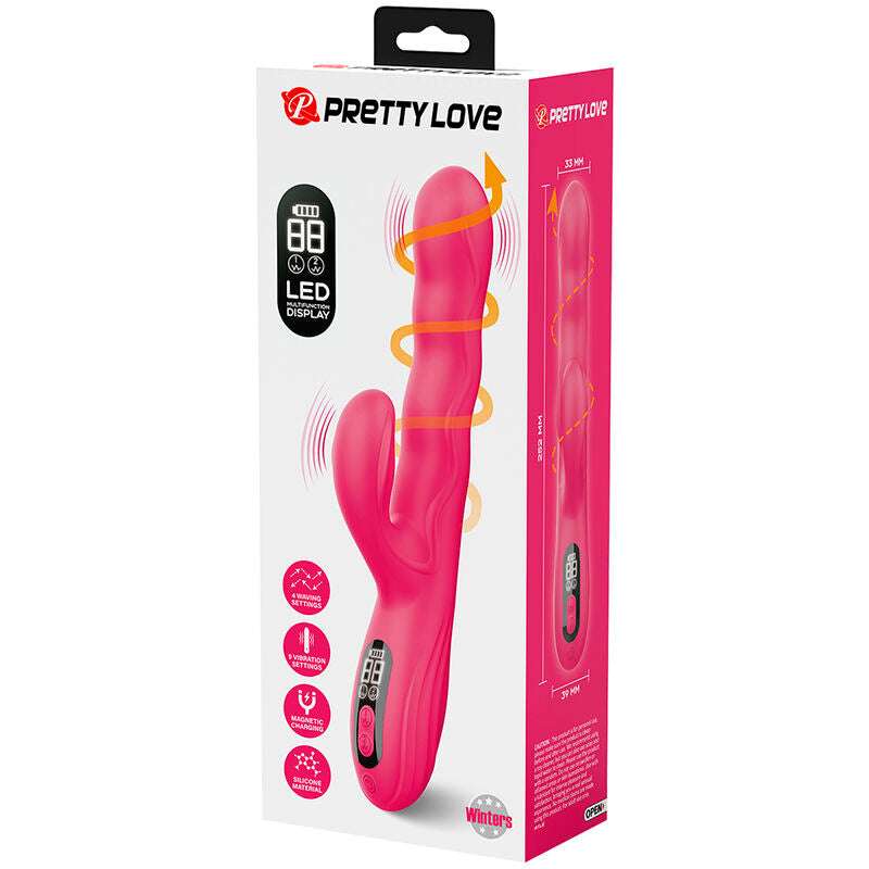 PRETTY LOVE - VIBRATORE A CONIGLIO MULTIFUNZIONE INVERNALE CON DISPLAY LED ROSA – Vibratori di coniglio – foto 10
