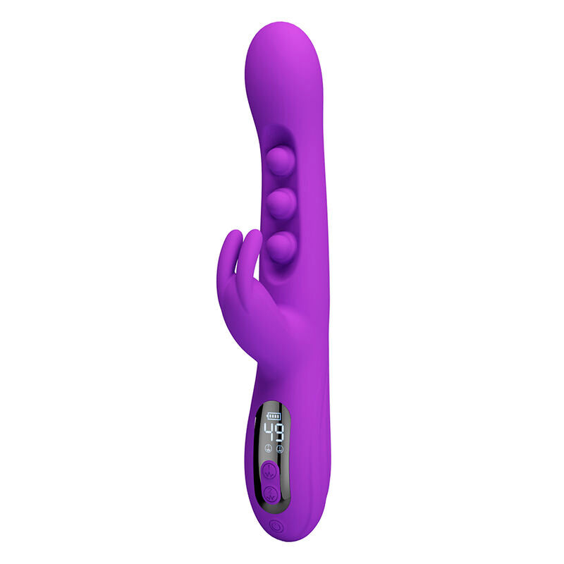 PRETTY LOVE - VIBRATORE A CONIGLIO SABIEN CON STIMOLAZIONE A PERCUSSIONE E LED VIOLA – Vibratori di coniglio – foto 6