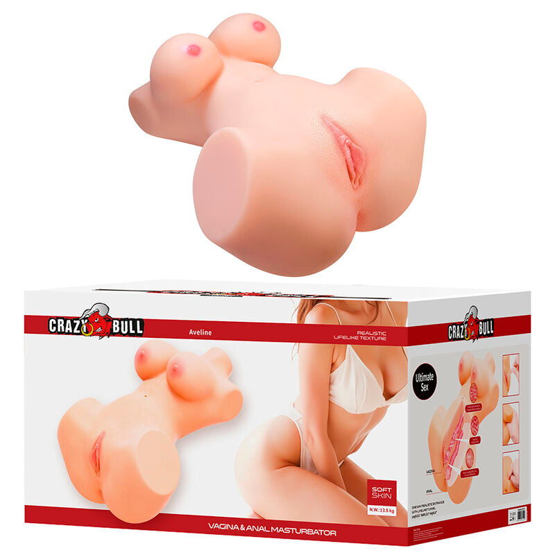 CRAZY BULL - ANNIE XXL MASTURBATORE VAGINALE E ANALE CON CARNE DI SENO – Vagine senza vibrazioni – foto 2
