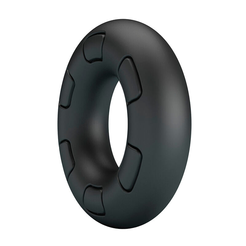 CRAZY BULL - ANELLO PER PENE IN SILICONE SUPER MORBIDO BERTRAM NERO – Cockring senza vibrazione – foto 3