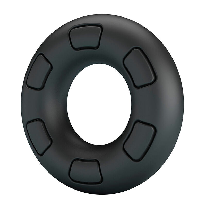CRAZY BULL - ANELLO PER PENE IN SILICONE SUPER MORBIDO BERTRAM NERO – Cockring senza vibrazione – foto 4