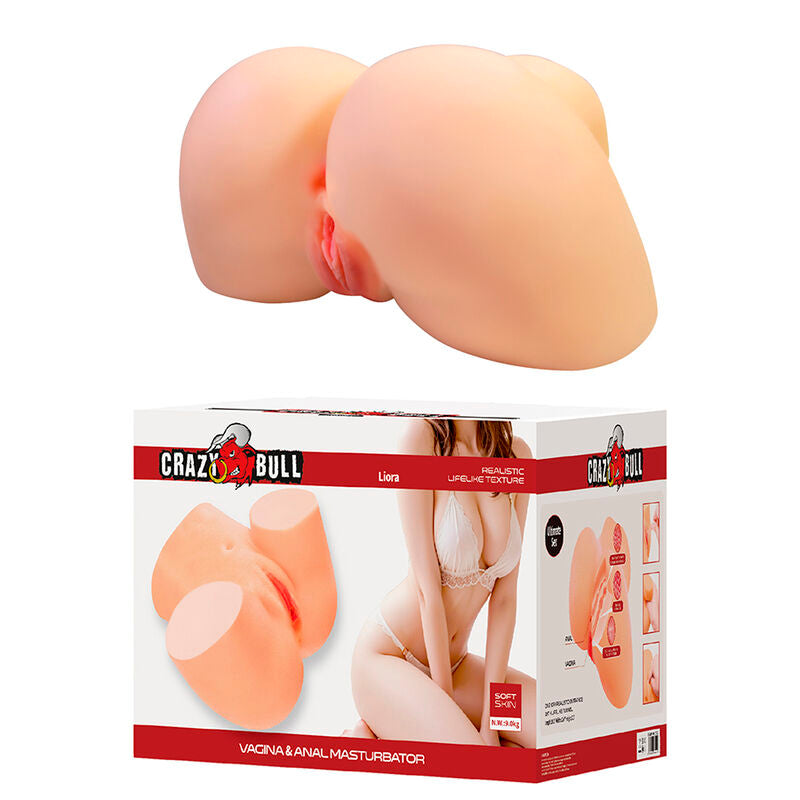 CRAZY BULL - LIORA XXL DOPPIO MASTURBATORE VAGINALE E ANALE – Vagine senza vibrazioni – foto 2