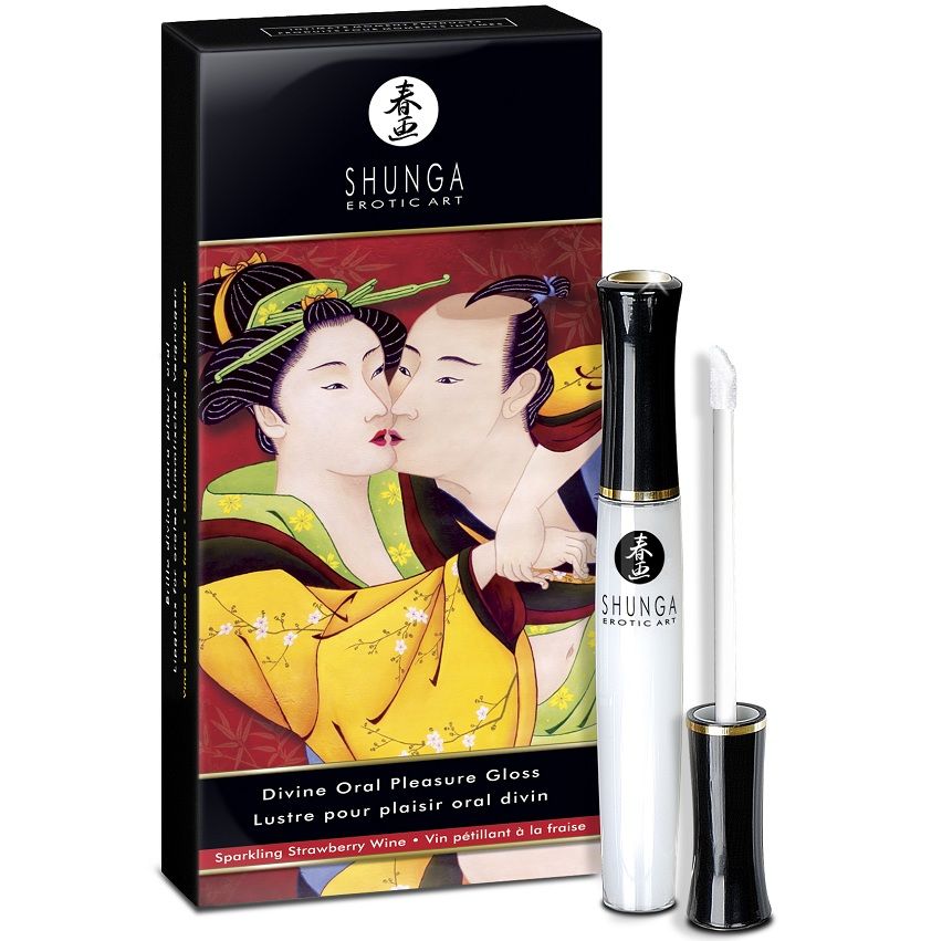 SHUNGA - LUCIDALABBRA DIVINO FRAGOLA E CAVA – Per il sesso orale