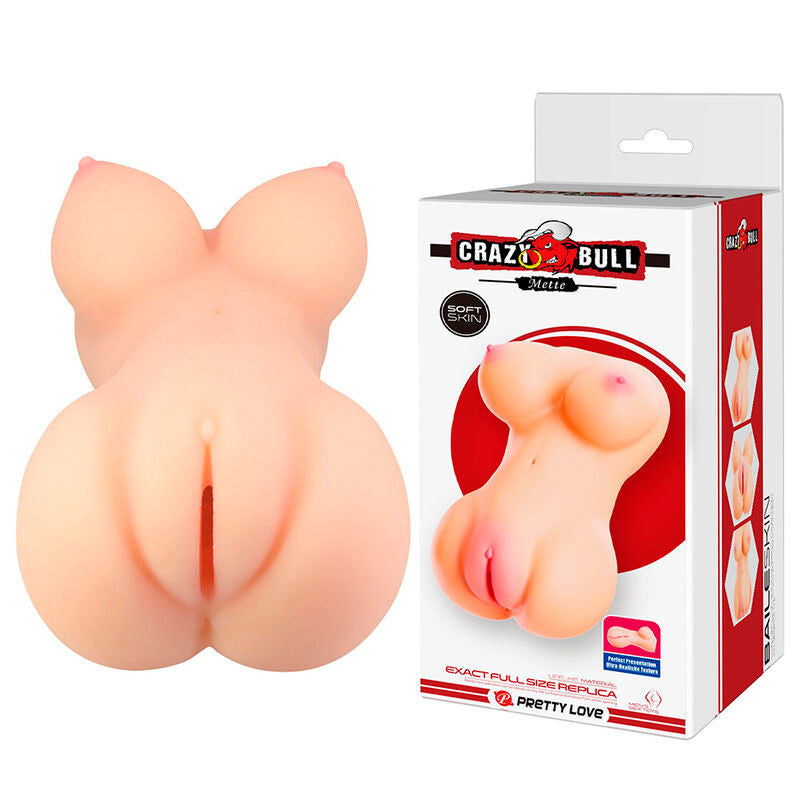 CRAZY BULL - METTE CARNE PER MASTURBATORE REALISTICA DI SEDERE E VAGINA – Vagine senza vibrazioni – foto 2