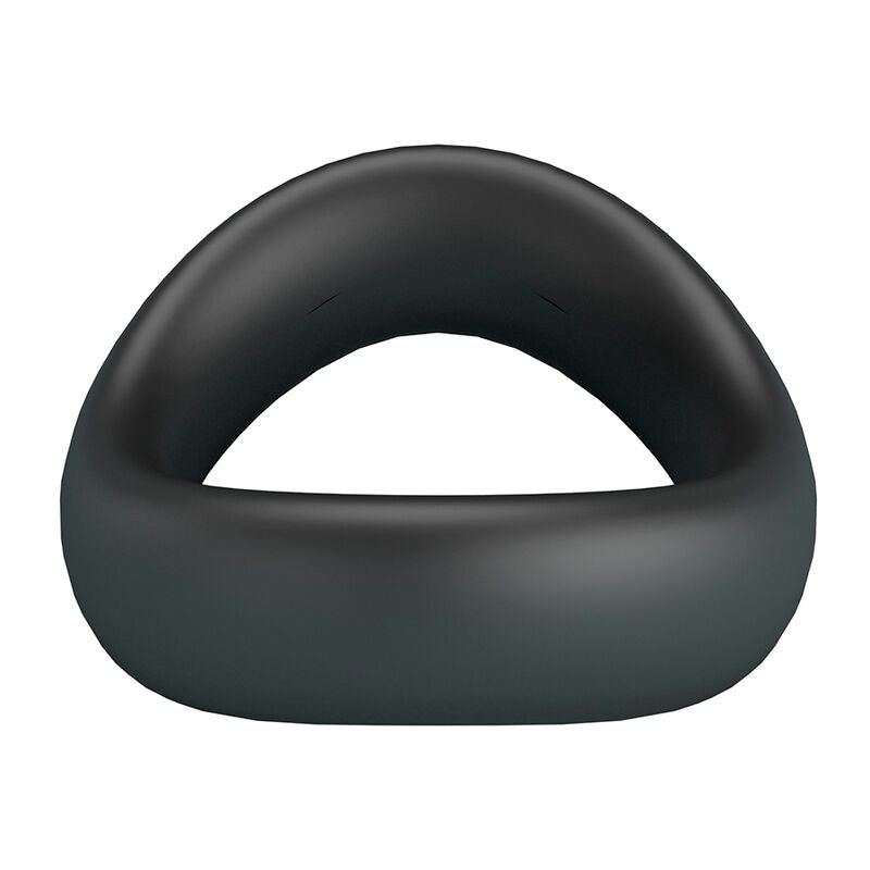 CRAZY BULL - VALEN ANELLO PER PENE ERGONOMICO IN SILICONE NERO – Cockring senza vibrazione – foto 3