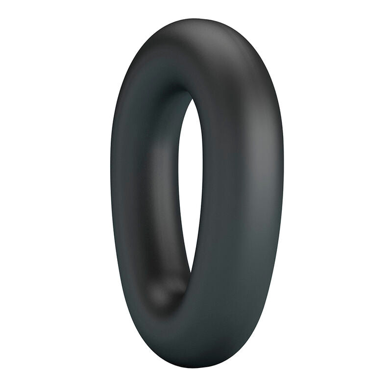 CRAZY BULL - VESPER ANELLO PER PENE IN SILICONE SUPER MORBIDO NERO – Cockring senza vibrazione – foto 4