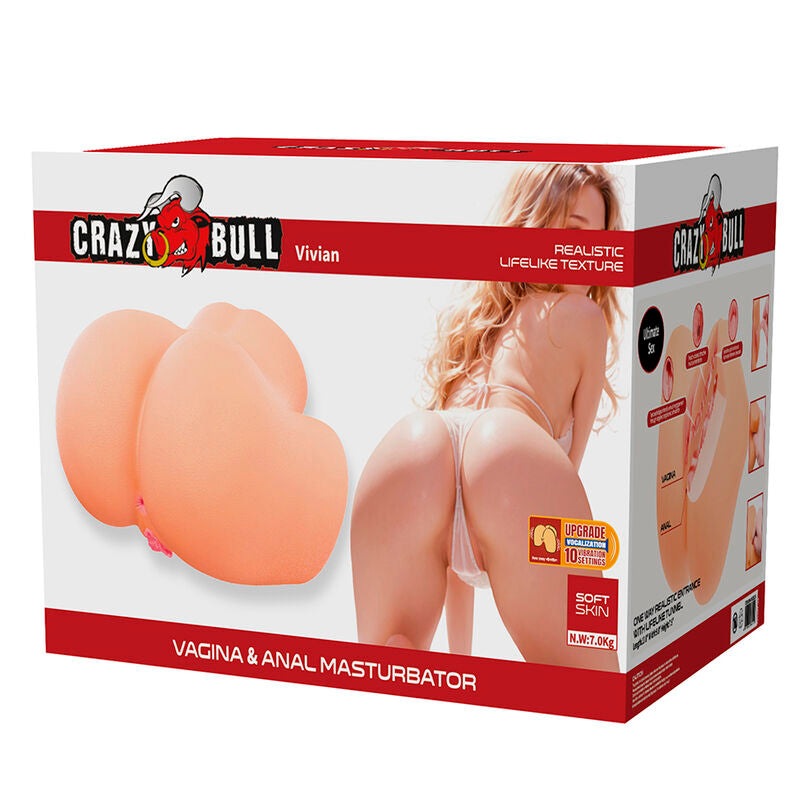 CRAZY BULL - VIBRATORE VAGINALE E ANALE DOPPIO VIBRANTE VIBRANTE VIVIAN – Vagine con vibrazione – foto 9