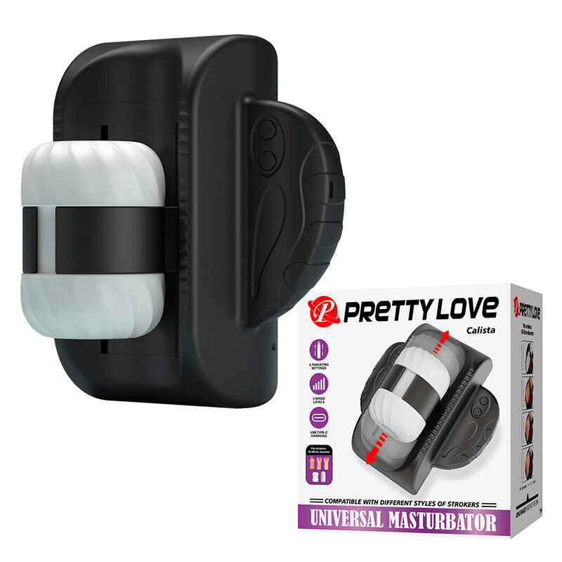 PRETTY LOVE - CALISTA MASTURBATORE AUTOMATICO UNIVERSALE NERO – Masturbatore automatico – foto 2