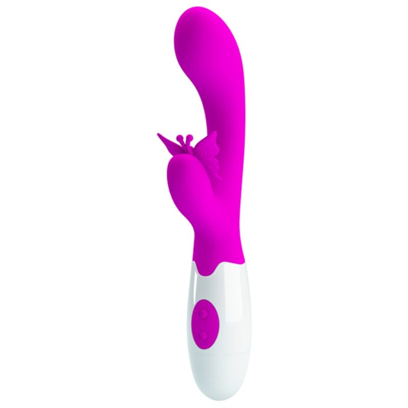 PRETTY LOVE - VIBRATORE A CONIGLIO BUTTERFLY KISS 30 FUNZIONI VIOLA – Vibratori di coniglio – foto 4