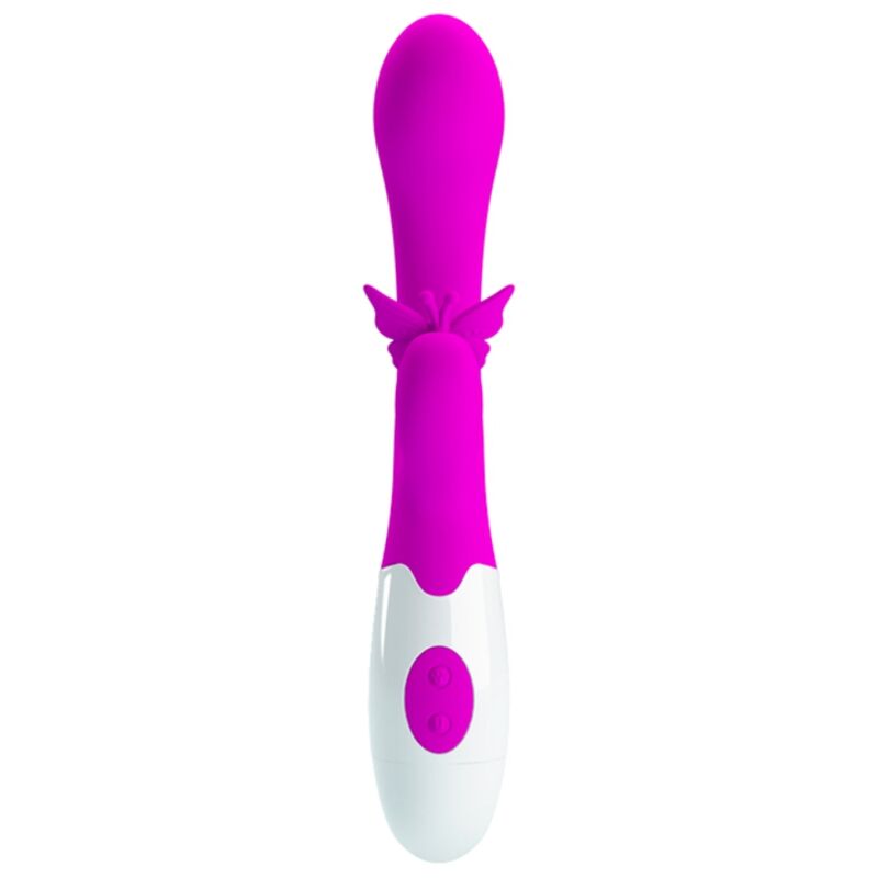 PRETTY LOVE - VIBRATORE A CONIGLIO BUTTERFLY KISS 30 FUNZIONI VIOLA – Vibratori di coniglio – foto 5