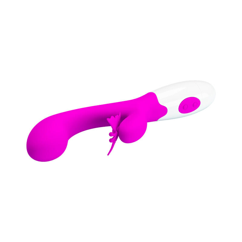 PRETTY LOVE - VIBRATORE A CONIGLIO BUTTERFLY KISS 30 FUNZIONI VIOLA – Vibratori di coniglio – foto 7