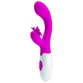 PRETTY LOVE - VIBRATORE A CONIGLIO BUTTERFLY KISS 30 FUNZIONI VIOLA – Vibratori di coniglio