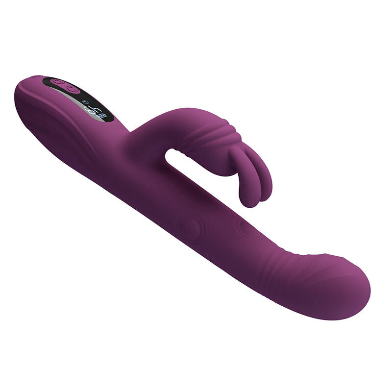 PRETTY LOVE - DEE VIBRATORE A CONIGLIO MULTIFUNZIONE OSCILLANTE E A PERCUSSIONE VIOLA – Vibratori di coniglio – foto 4