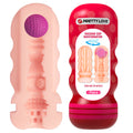 PRETTY LOVE - MASTURBATORE VAGINALE FLORA CON VENTOSA E TEXTURE INTERNE – Vagine senza vibrazioni
