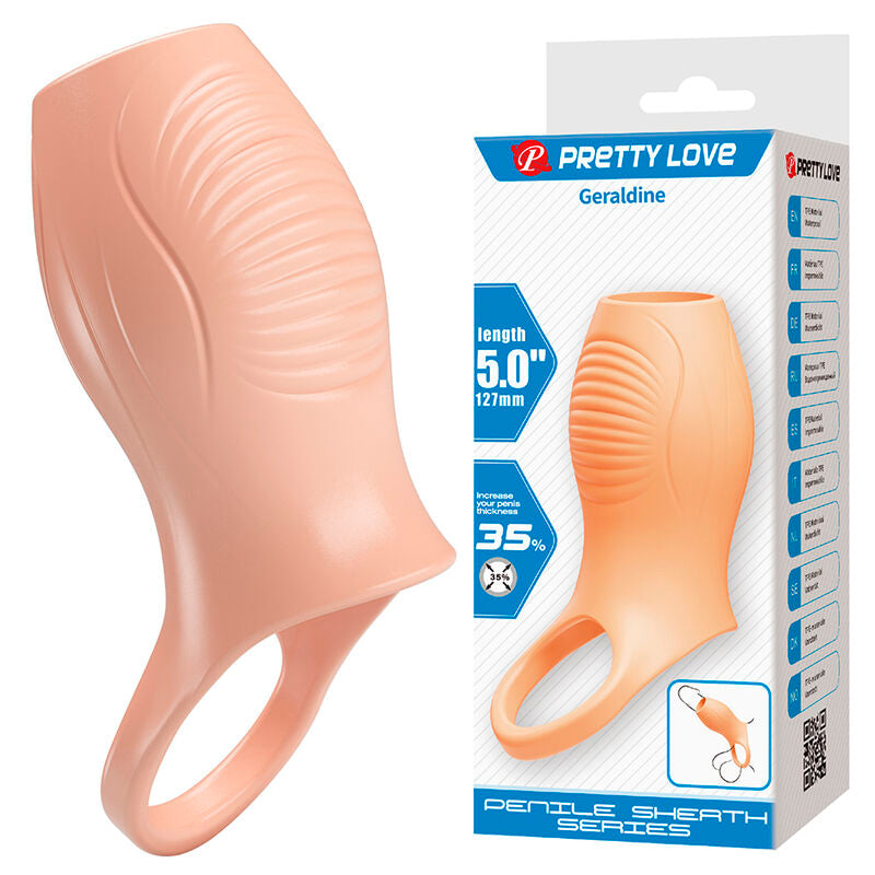 PRETTY LOVE - GUAINA PER PENE ISPESSIBILE ALLA GERALDINA – Copri pene con estensione – foto 2