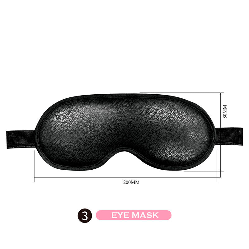 PRETTY LOVE - KIT BDSM DA 8 PEZZI NERO – Articoli BDSM – foto 4