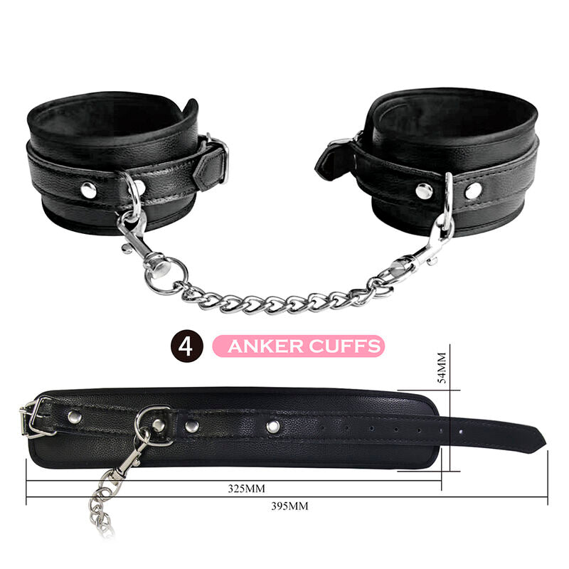 PRETTY LOVE - KIT BDSM DA 8 PEZZI NERO – Articoli BDSM – foto 7