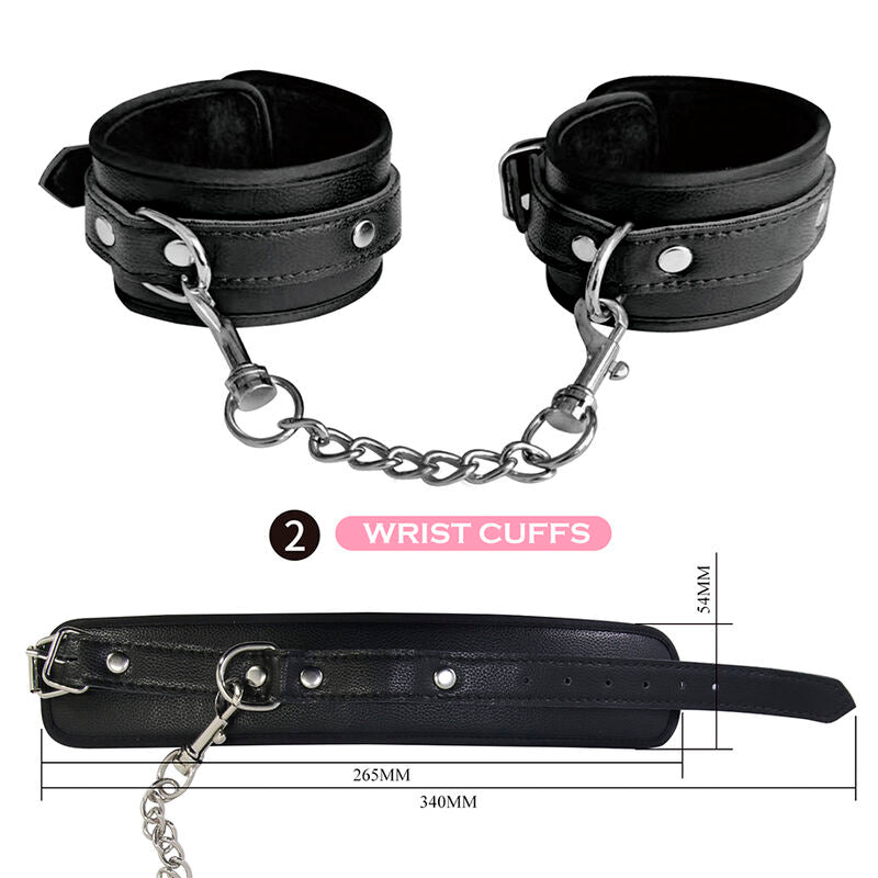 PRETTY LOVE - KIT BDSM DA 8 PEZZI NERO – Articoli BDSM – foto 6