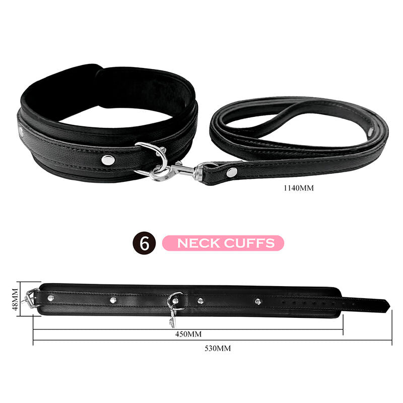 PRETTY LOVE - KIT BDSM DA 8 PEZZI NERO – Articoli BDSM – foto 10