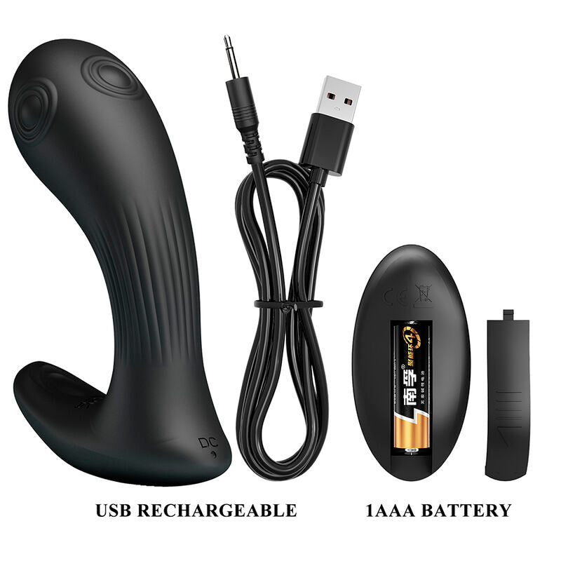 PRETTY LOVE - VIBRATORE PROSTATICO MIRABELLE CON TELECOMANDO – Speciale prostatico – foto 8