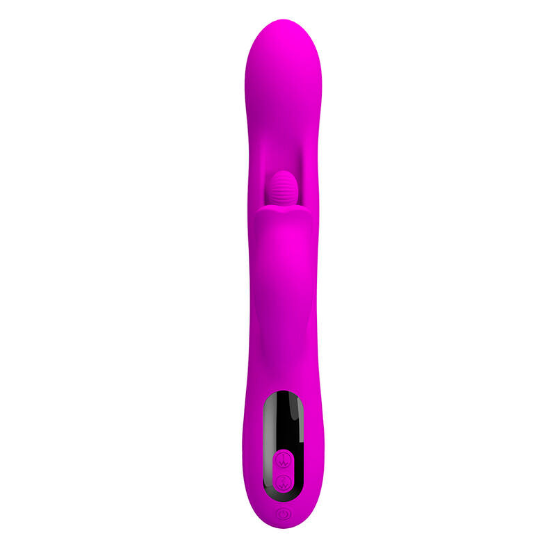 PRETTY LOVE - VIBRATORE OSCILLANTE YALANDA RABBIT CON DISPLAY LED VIOLA – Vibratori di coniglio – foto 5