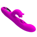PRETTY LOVE - VIBRATORE OSCILLANTE YALANDA RABBIT CON DISPLAY LED VIOLA – Vibratori di coniglio
