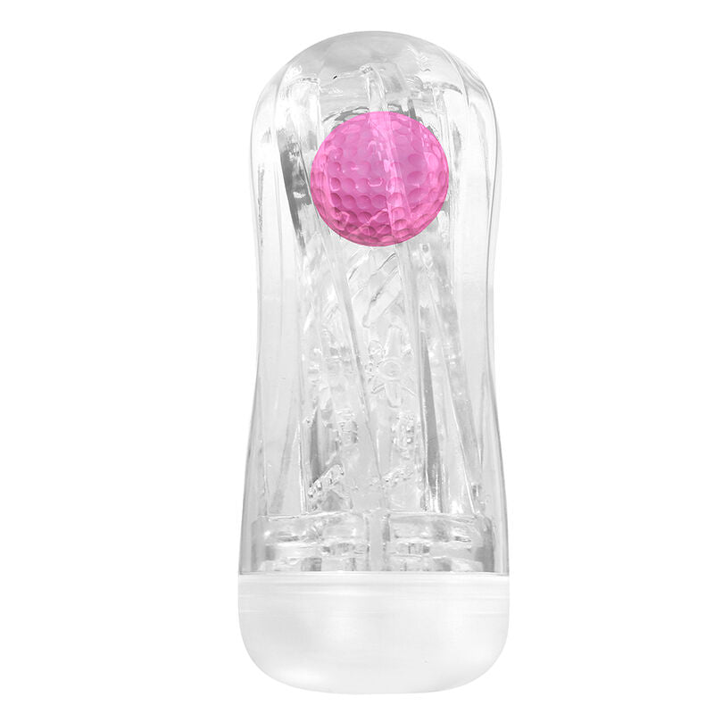PRETTY LOVE - COPPA PER MASTURBAZIONE TESTURIZZATA A 360° TRASPARENTE – Vagine senza vibrazioni – foto 5