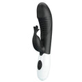 PRETTY LOVE - VIBRATORE A CONIGLIO RASMUSSEN 30 FUNZIONI NERO – Vibratori di coniglio
