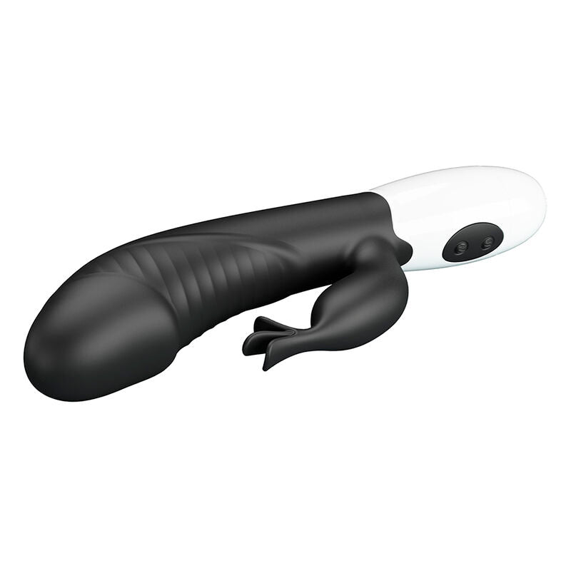 PRETTY LOVE - VIBRATORE A CONIGLIO RASMUSSEN 30 FUNZIONI NERO – Vibratori di coniglio – foto 4