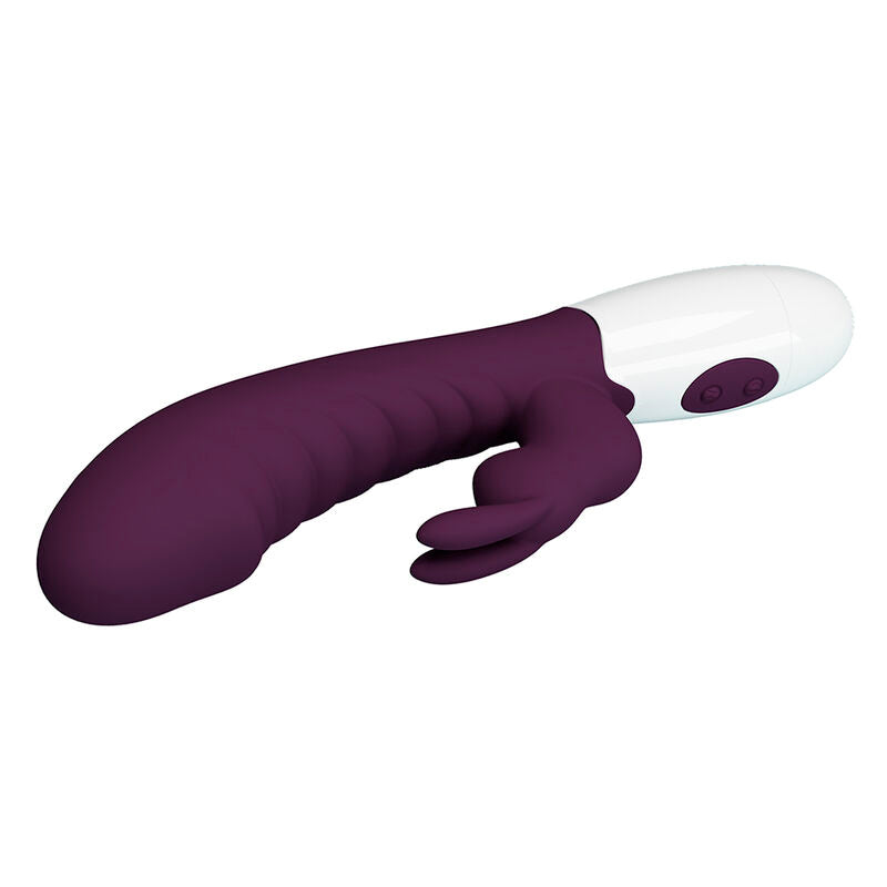 PRETTY LOVE - VIBRATORE A CONIGLIO NAUGHTY BUNNY A 30 FUNZIONI, VIOLA – Vibratori di coniglio – foto 4