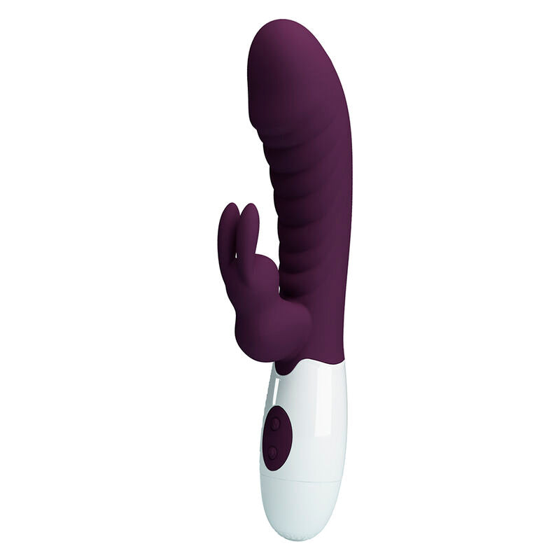 PRETTY LOVE - VIBRATORE A CONIGLIO NAUGHTY BUNNY A 30 FUNZIONI, VIOLA – Vibratori di coniglio – foto 7