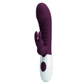 PRETTY LOVE - VIBRATORE A CONIGLIO NAUGHTY BUNNY A 30 FUNZIONI, VIOLA – Vibratori di coniglio