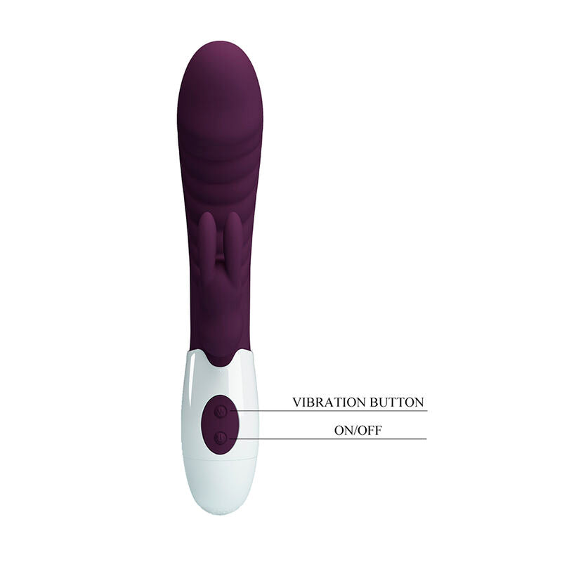 PRETTY LOVE - VIBRATORE A CONIGLIO NAUGHTY BUNNY A 30 FUNZIONI, VIOLA – Vibratori di coniglio – foto 9