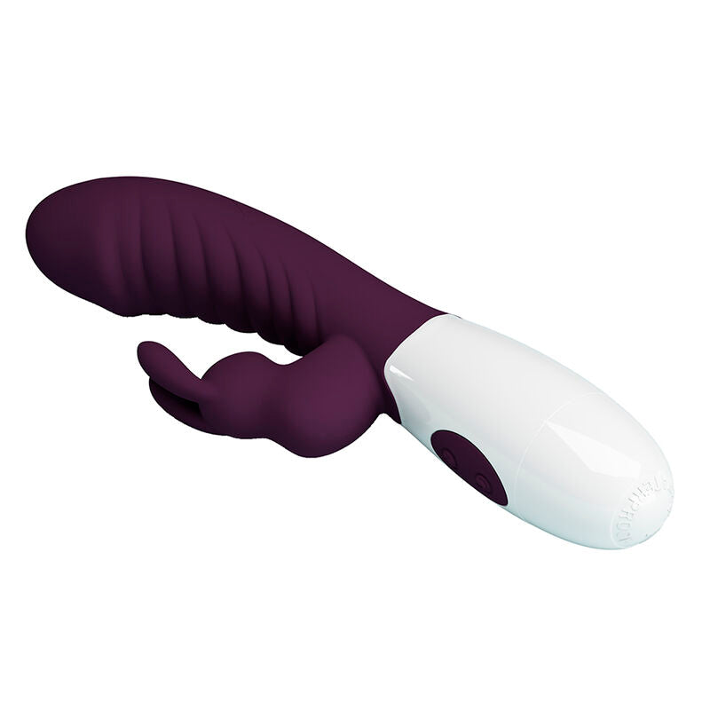 PRETTY LOVE - VIBRATORE A CONIGLIO NAUGHTY BUNNY A 30 FUNZIONI, VIOLA – Vibratori di coniglio – foto 6
