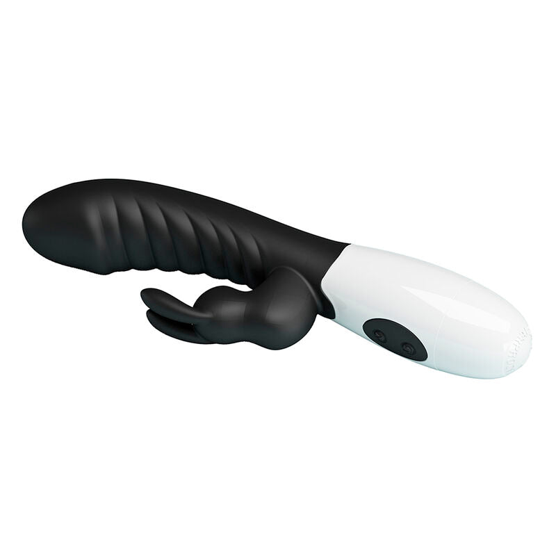 PRETTY LOVE - VIBRATORE A CONIGLIO NAUGHTY BUNNY CON 30 FUNZIONI NERO – Vibratori di coniglio – foto 6