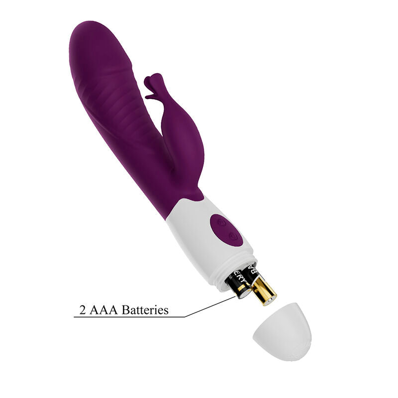 PRETTY LOVE - VIBRATORE A CONIGLIO ROGUE MUSE 30 FUNZIONI VIOLA – Vibratori di coniglio – foto 6