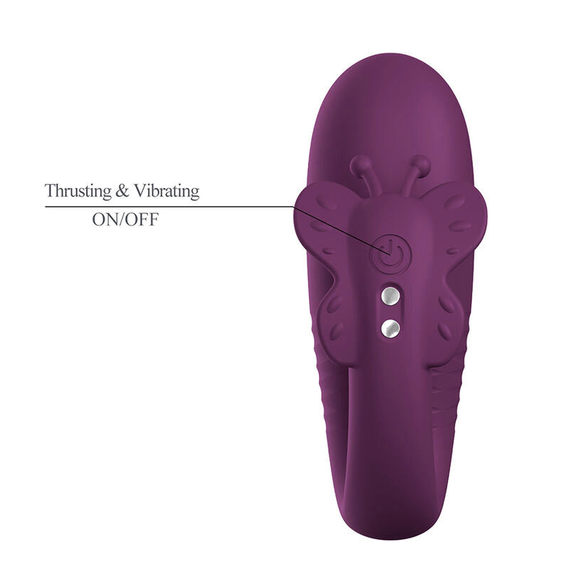 PRETTY LOVE - VIBRATORE A UOVO KLAY CON SPINTA, CONTROLLO TRAMITE APP, VIOLA – Uova vibranti – foto 6
