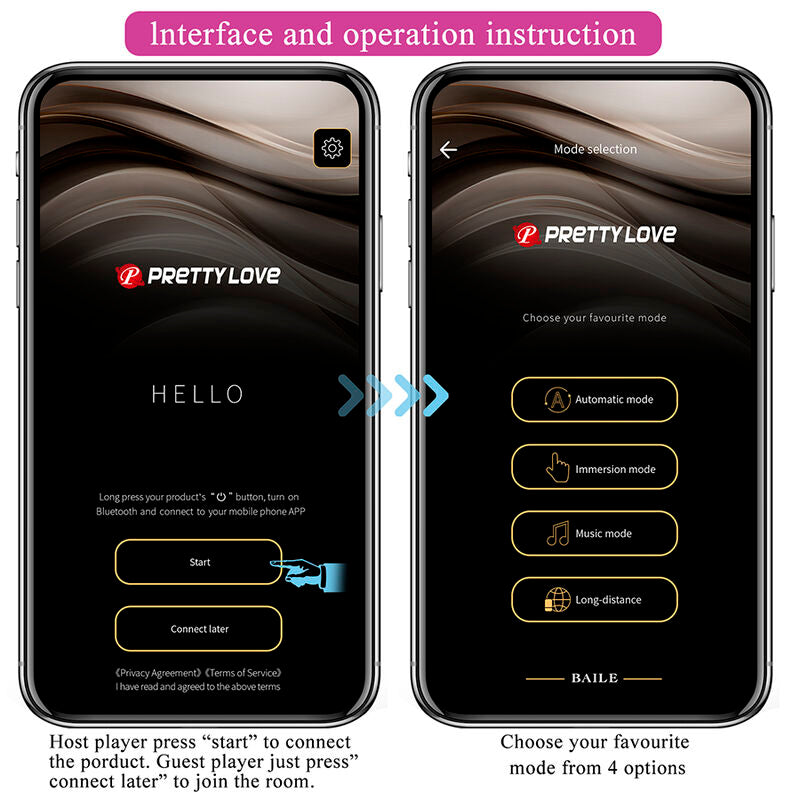 PRETTY LOVE - VIBRATORE A UOVO KLAY CON SPINTA, CONTROLLO TRAMITE APP, VIOLA – Uova vibranti – foto 10